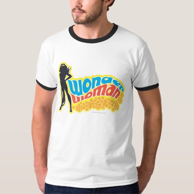 Wonder Woman Silhouette T-Shirt (Vorderseite)