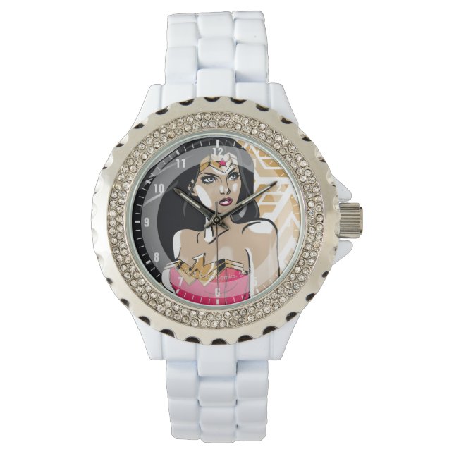 Wonder Woman Stärke Armbanduhr (Vorderseite)