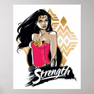 Wonder Woman Stärke Poster