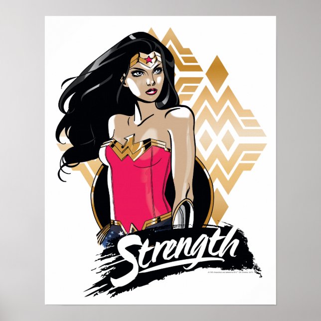 Wonder Woman Stärke Poster (Vorne)