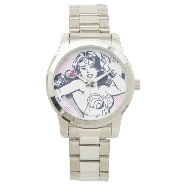 Wonder Woman Stärke & Power Armbanduhr (Vorderseite)