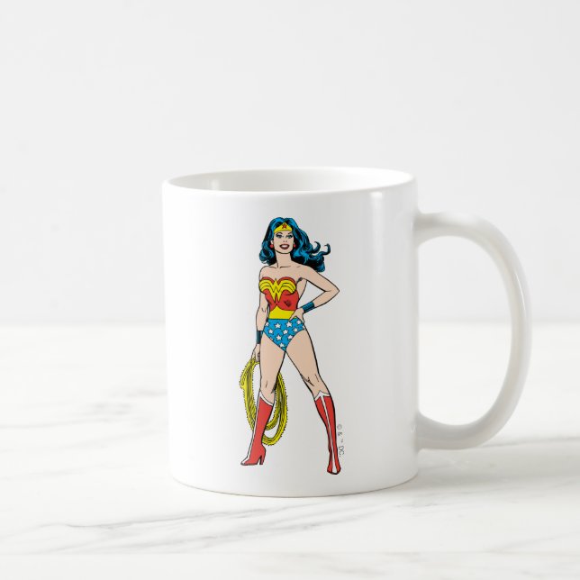 Wonder Woman Stehend Kaffeetasse (Rechts)