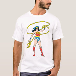 Wonder Woman Stehend mit Lasso T-Shirt
