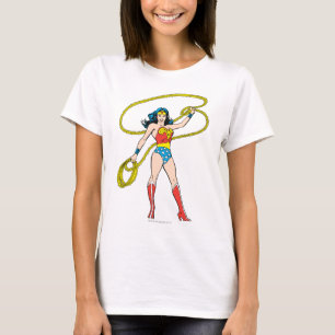 Wonder Woman Stehend mit Lasso T-Shirt