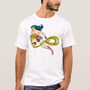Wonder Woman Swinging Lasso Links T-Shirt
