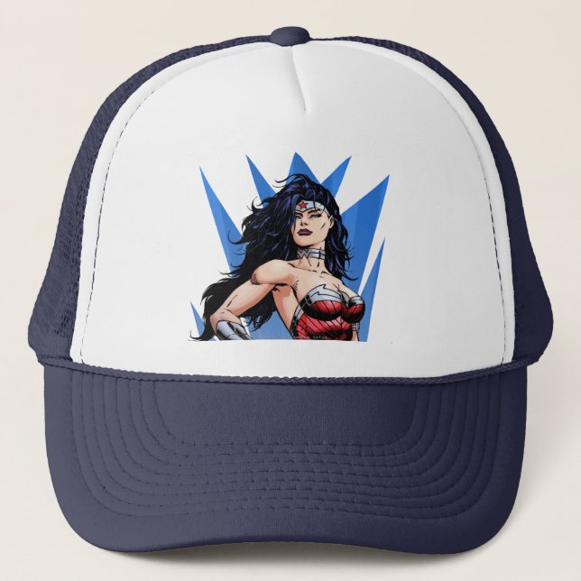 Wonder Woman & Sword Truckerkappe (Vorderseite)