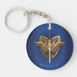 Wonder Woman Symbol With Sword of Justice Schlüsselanhänger