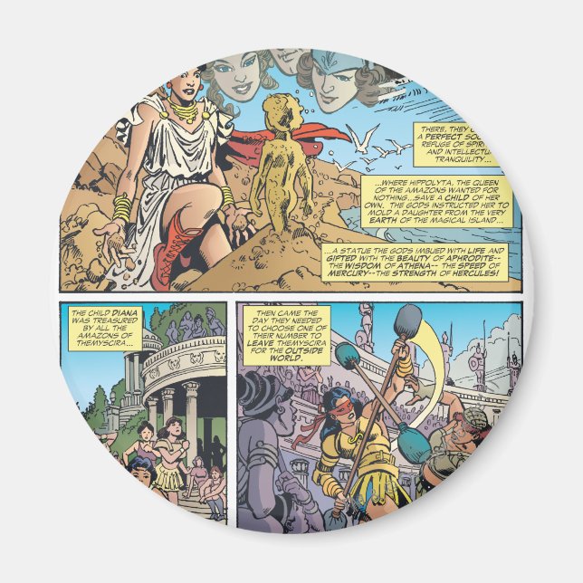 Wonder Woman Themyscira Magnet (Vorne)