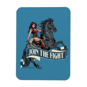 Wonder Woman über Comic Reiten Magnet