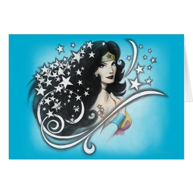 Wonder Woman und Stars (Vorderseite (Horizontal))