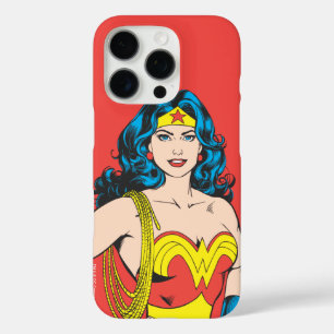 Wonder Woman   Vintage Pose mit Lasso iPhone 16 Pro Hülle