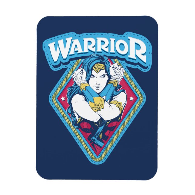 Wonder Woman Warrior Graphic Magnet (Vertikal)
