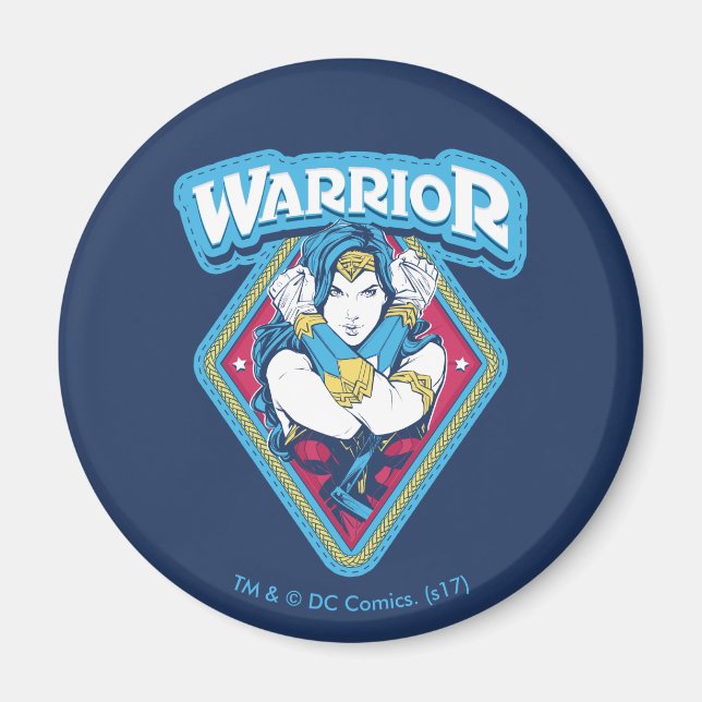 Wonder Woman Warrior Graphic Magnet (Vorne)