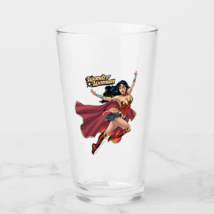 Wonder Woman Wear Cape Glas