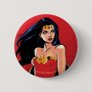 Wonder Woman with Sword - Fierce Button