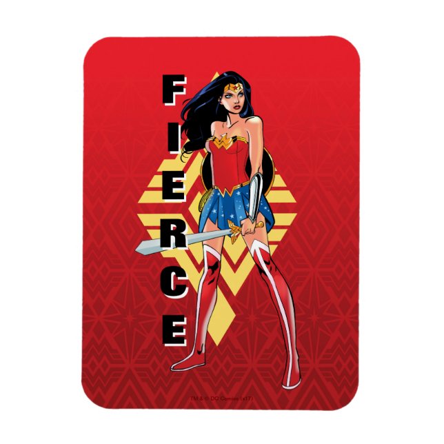 Wonder Woman with Sword - Fierce Magnet (Vertikal)