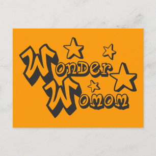 Wonder Womom Postkarte