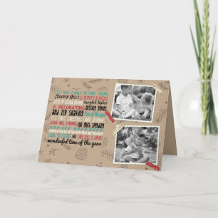 Wonderful Holiday Chaos Two Feiertagskarte