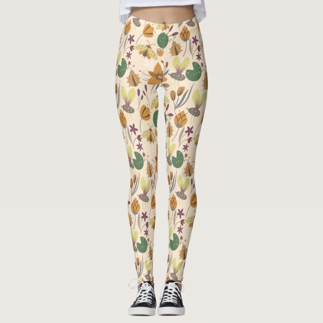 Wonderful Summer Pattern Leggings (Vorderseite)
