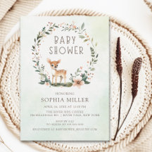 Wonderful Woodland Deer Baby Shower