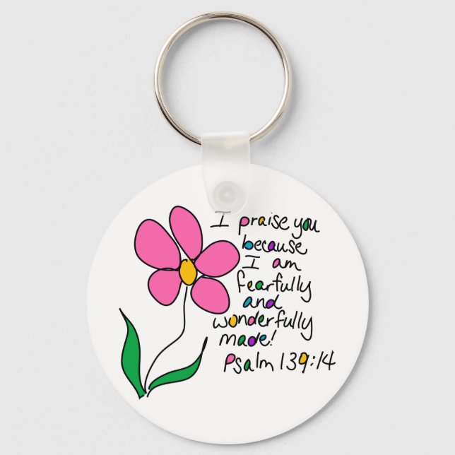 Wonderfully Made Schlüsselanhänger (Vorderseite)