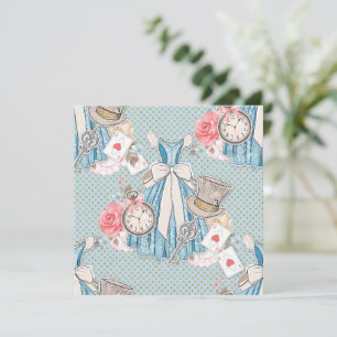 Wonderland Alice Einladung