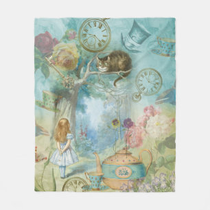 Wonderland - Alice im Wunderland Fleecedecke