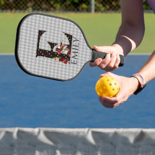 Wonderland Alice & Queen Letter E Pickleball Schläger