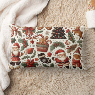 Wonderland Animal Christmas Pillow Lendenkissen