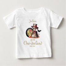 Wonderland Gothic Skeleton Halloween Baby Bday