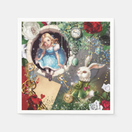 Wonderland Party Napkin Serviette