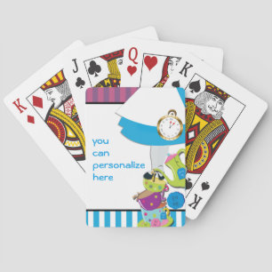 Wonderland-Teetassen-Spielkarten Spielkarten