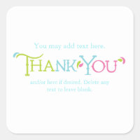 Wonderland Whimsical Colorful Party Sticker
