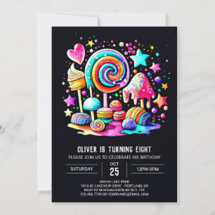 Wonderland Whimsy Birthday Einladung
