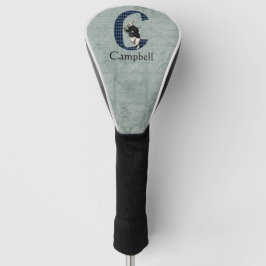 Wonderland White Rabbit Letter C Golf Headcover