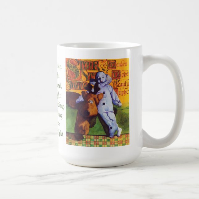 WONDERSTERN Große weiße Tasse (Rechts)