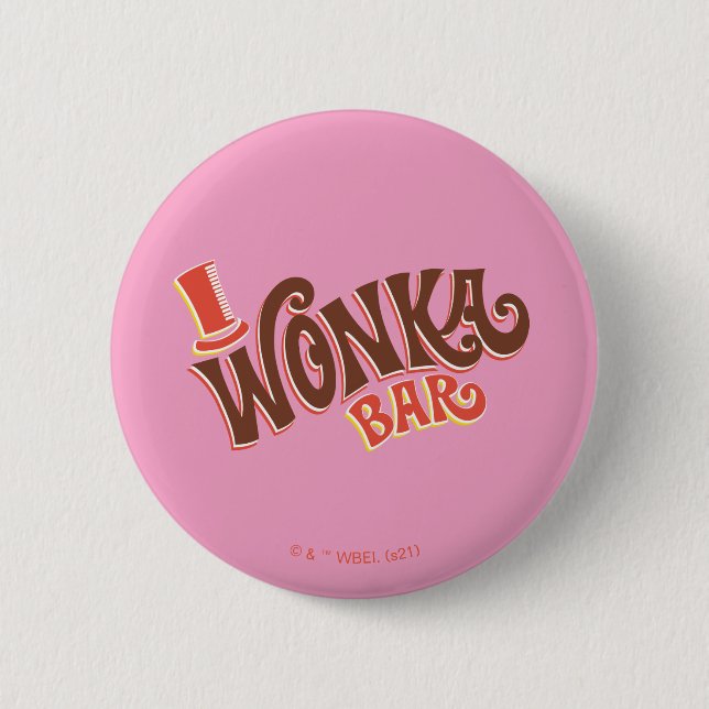 Wonka-Bar-Logo Button (Vorderseite)