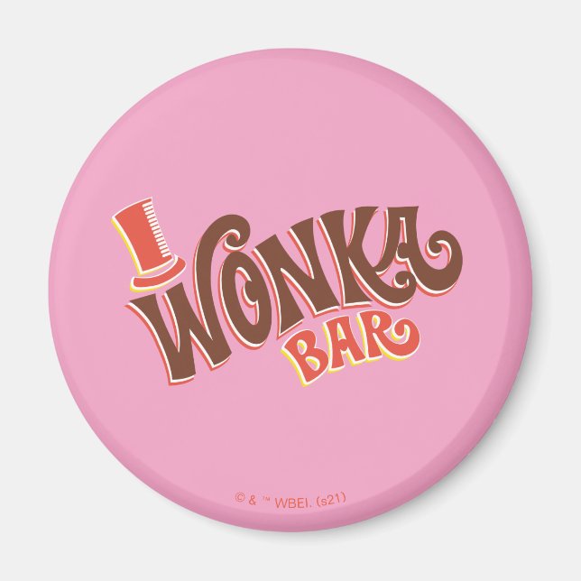 Wonka-Bar-Logo Magnet (Vorne)