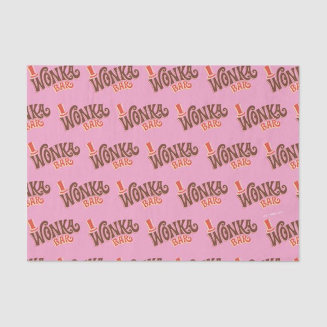 Wonka-Bar-Logo Seidenpapier (Vorderseite)