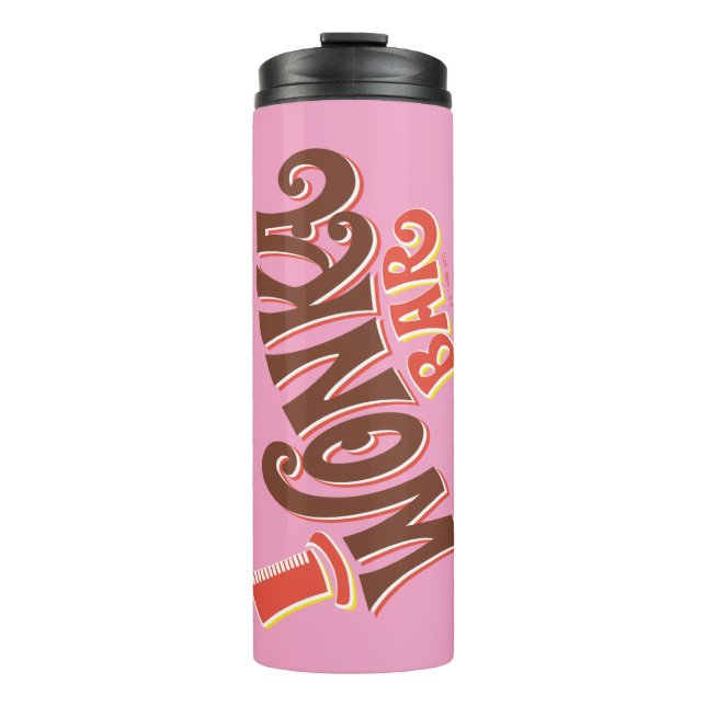 Wonka-Bar-Logo Thermosbecher (Vorderseite)