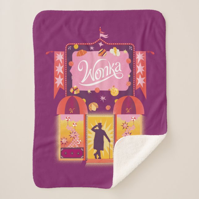 Wonka Candy Store Grafik Sherpadecke (Vorderseite)