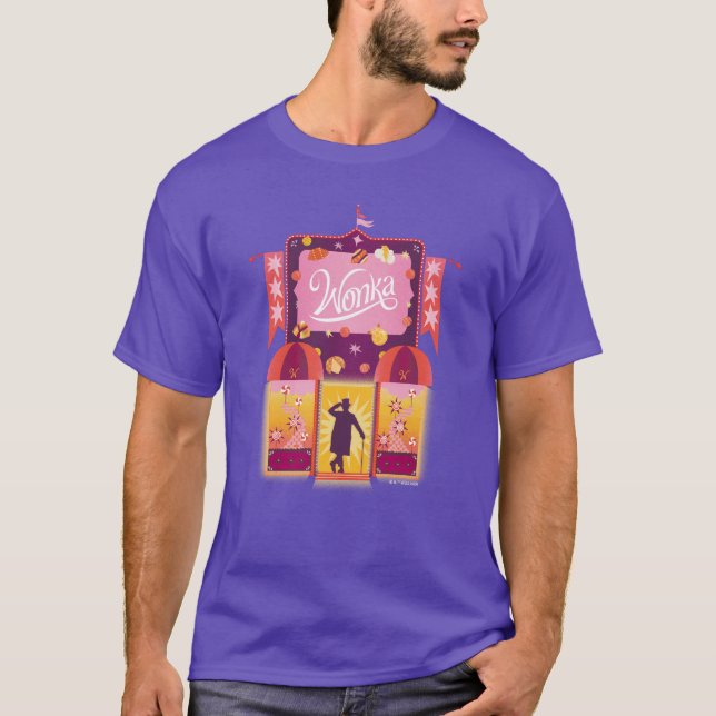 Wonka Candy Store Grafik T-Shirt (Vorderseite)