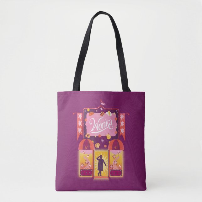 Wonka Candy Store Grafik Tasche (Vorderseite)