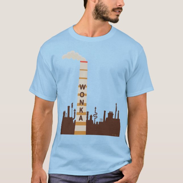 Wonka Factory Silhouette T-Shirt (Vorderseite)