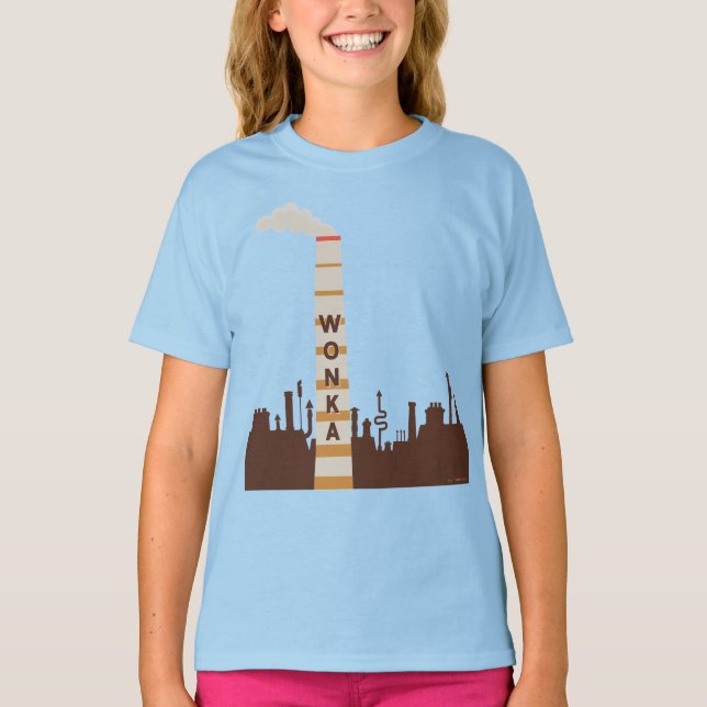 Wonka Factory Silhouette T-Shirt (Vorderseite)