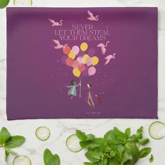 Wonka "Lass ihnen nie deine Träume!" Geschirrtuch (Gefaltet)