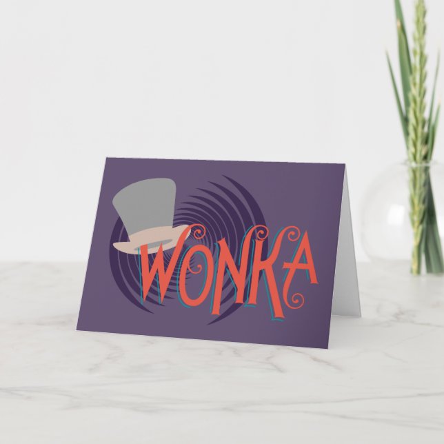 Wonka Spiral Logo Karte (Vorderseite)