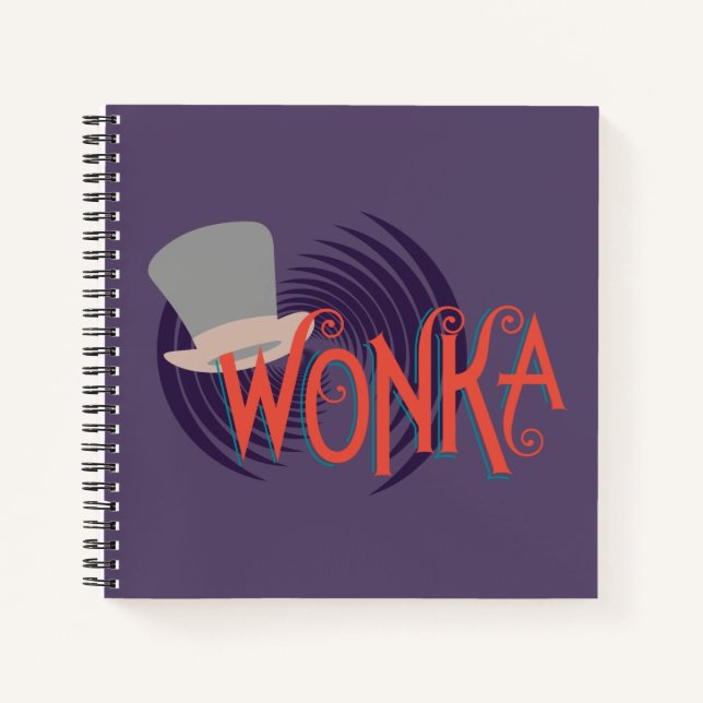Wonka Spiral Logo Notizbuch (Vorderseite)