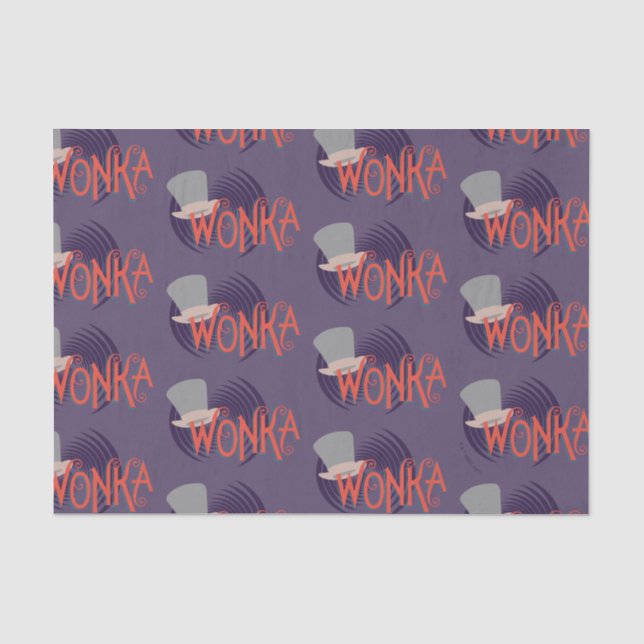Wonka Spiral Logo Seidenpapier (Vorderseite)