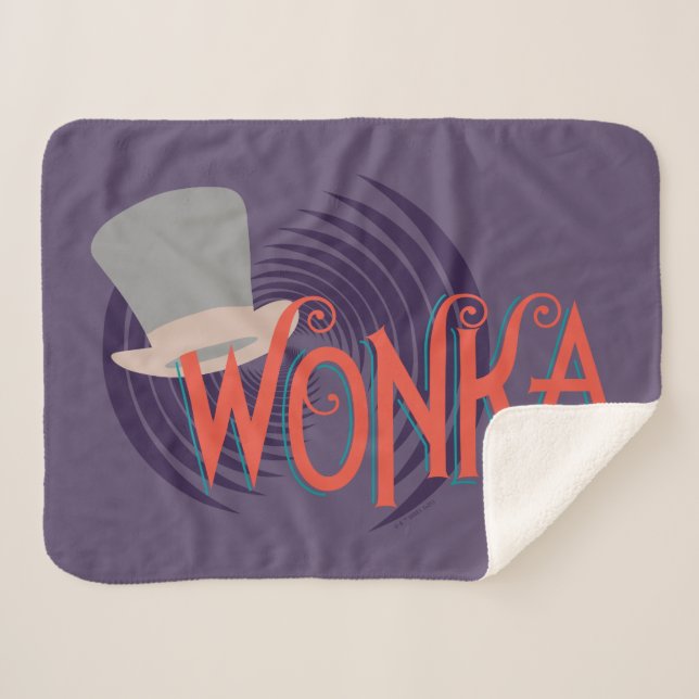 Wonka Spiral Logo Sherpadecke (Vorderseite (Horizontal))